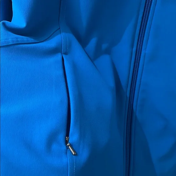 Lucy Vibrant Blue Zip-Up Jacket - Picture 5 of 7